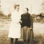 Etelka néni Cserepes Ilonka nénivel (apáca sekrestyés volt,mert nem taníthatott) 1953 Kadarkút